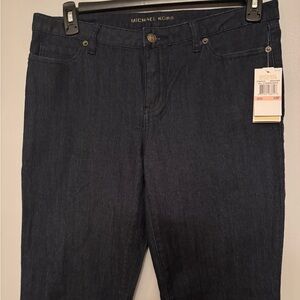Michael Kors Women Indigo Rinse Bootcut Jeans Size 10P New with tag